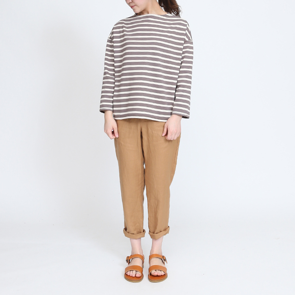 【コムデギャルソン】リンゴモチーフ ボーダーロングスリーブ ふ tricot COMME des GARCONS トリココムデギャルソンtricot